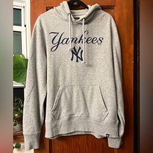 New York Yankees Pregame '47Headline Hoodie Size Medium EUC